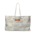 Neutral Boho Circle Pattern Weekender Bag