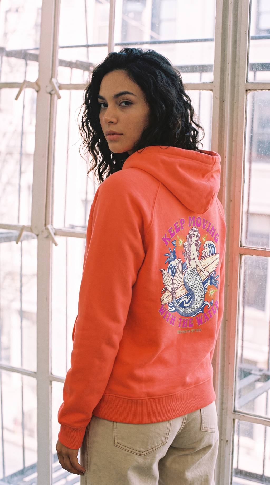 Women's Keep Moving With The Water Hoodie
