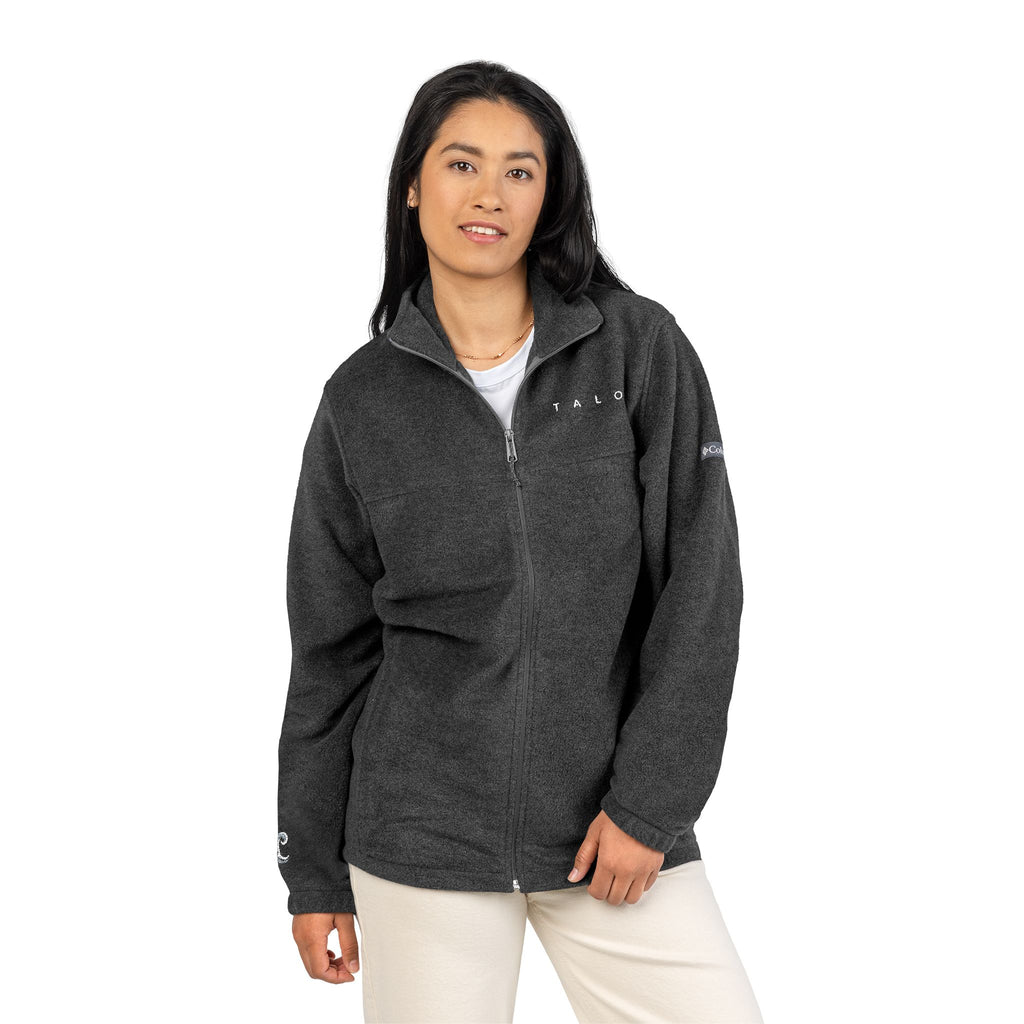 Embroidered Fleece Jacket – Minimalist TAIO Logo