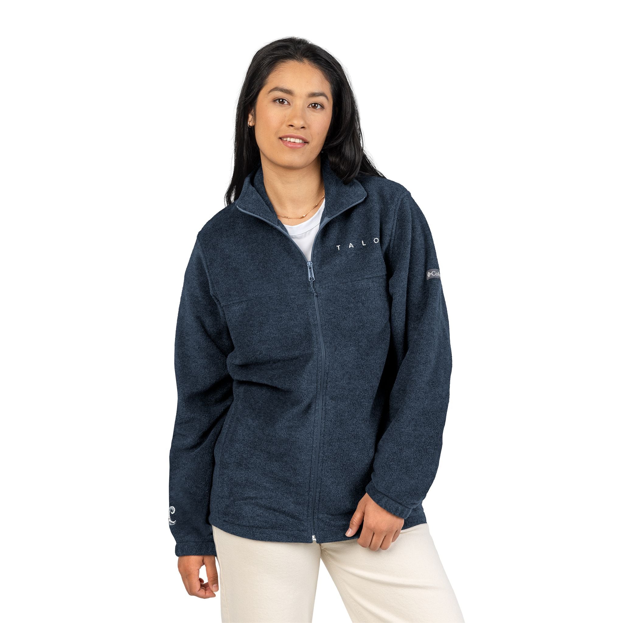 Embroidered Fleece Jacket – Minimalist TAIO Logo