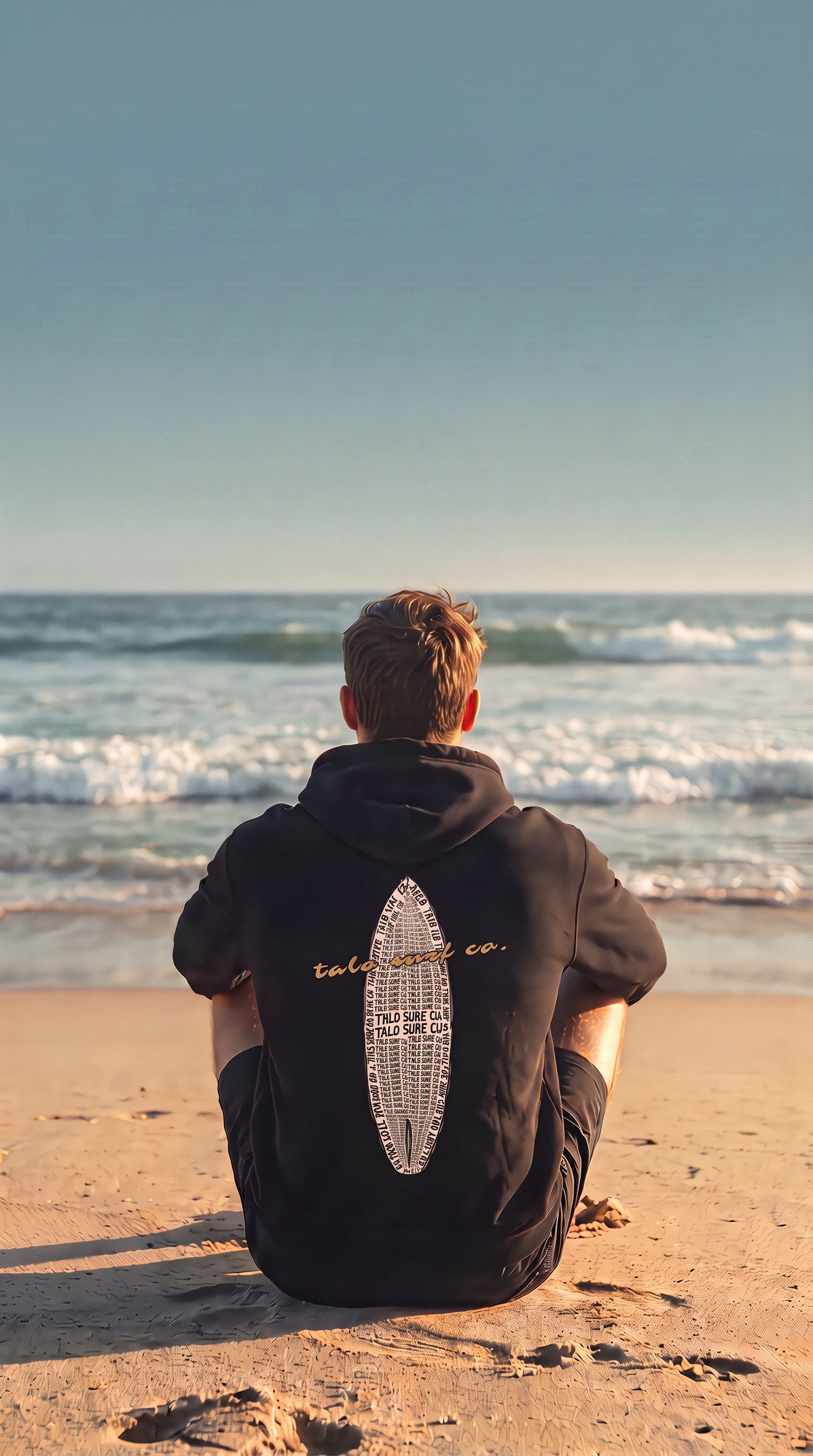 Men's Long Board Hoodie