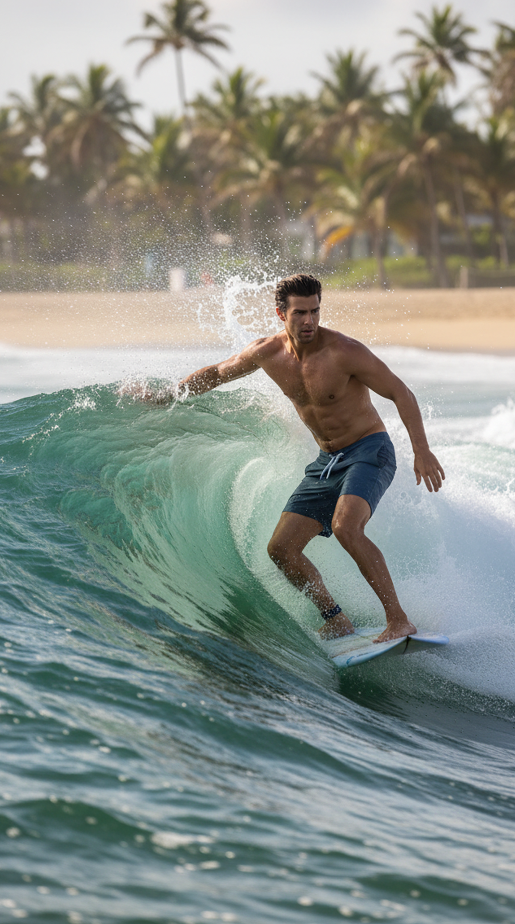 Men's Navy Talo Board Shorts