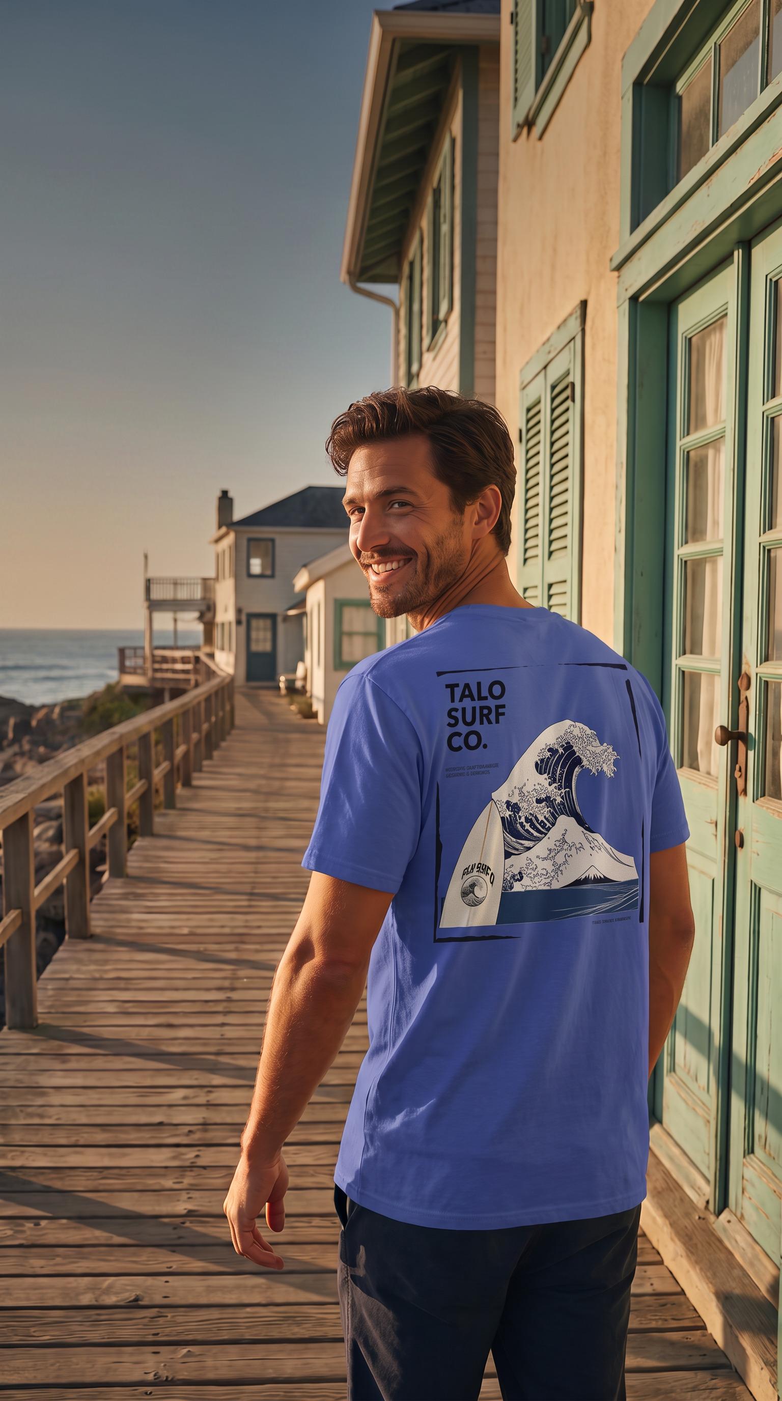 Men's Surf Wave Tee