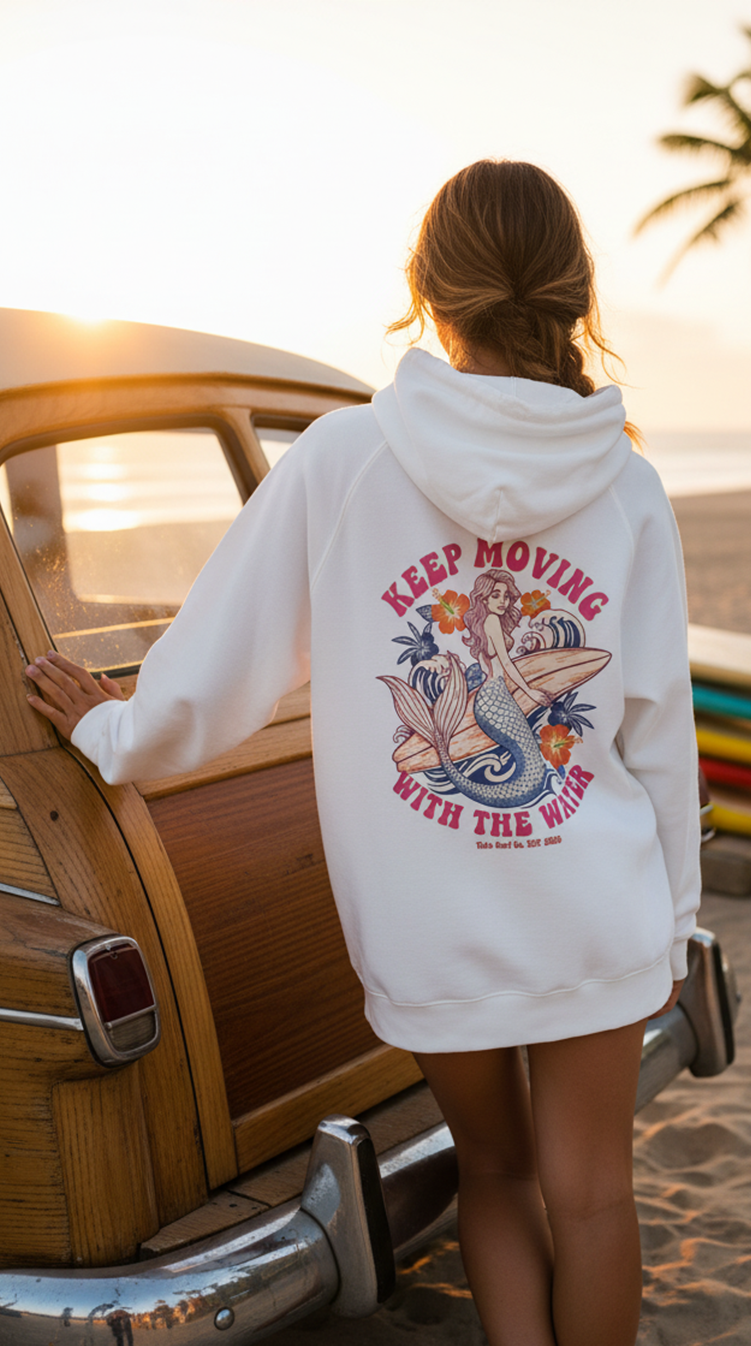Women's Keep Moving With The Water Hoodie