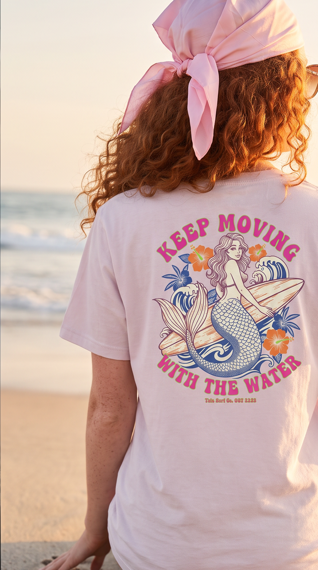 Women's Keep Moving With The Water Tee
