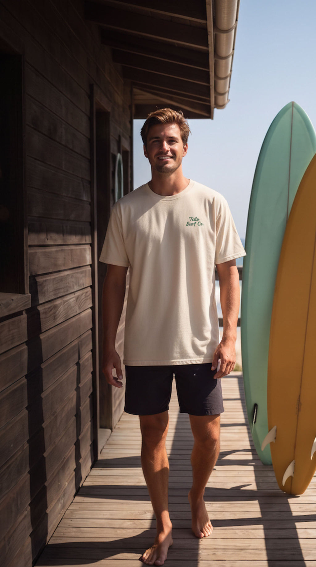 Men's Salt Heals Keep Surfing Tee