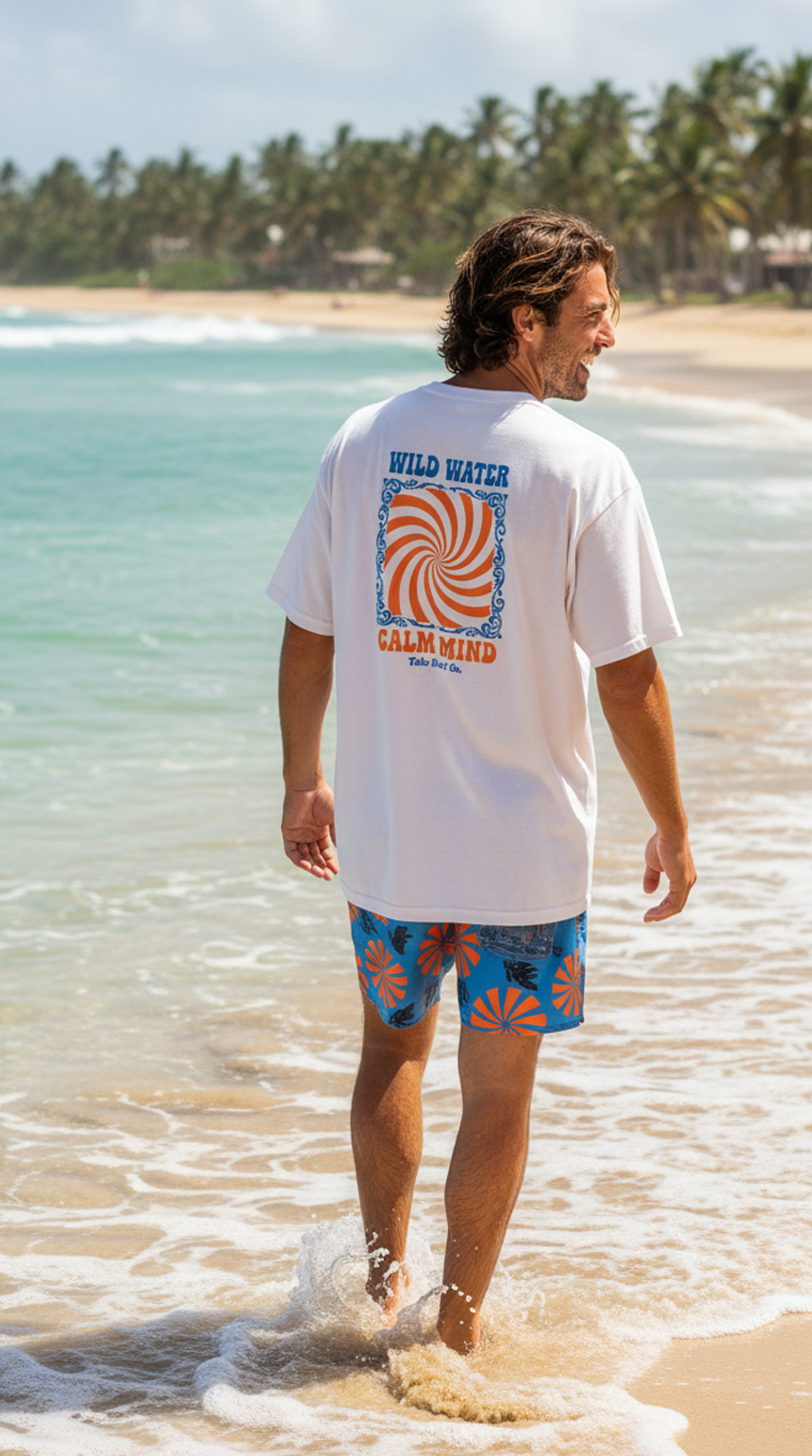 Men's Wild Water Calm Mind Tee