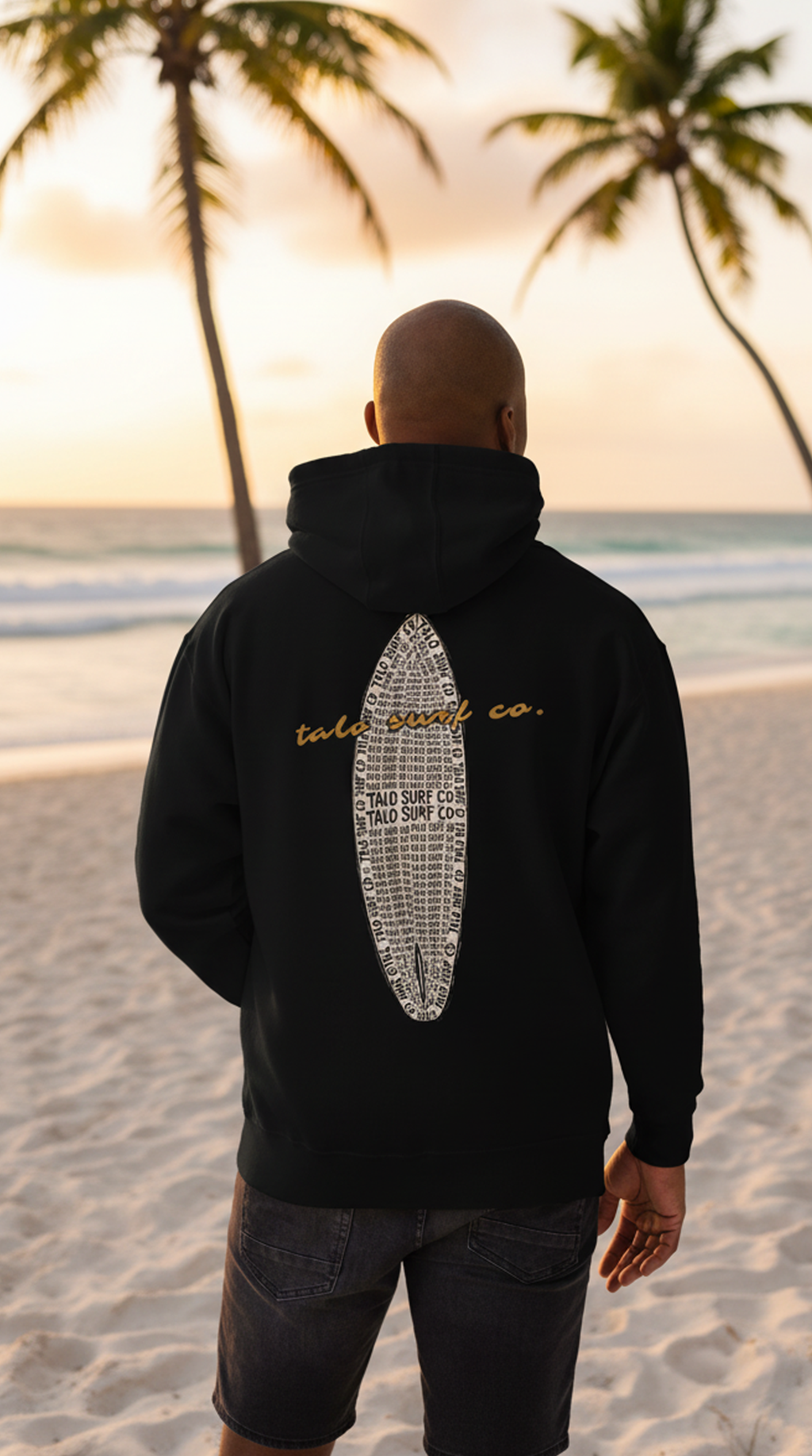 Men's Long Board Hoodie