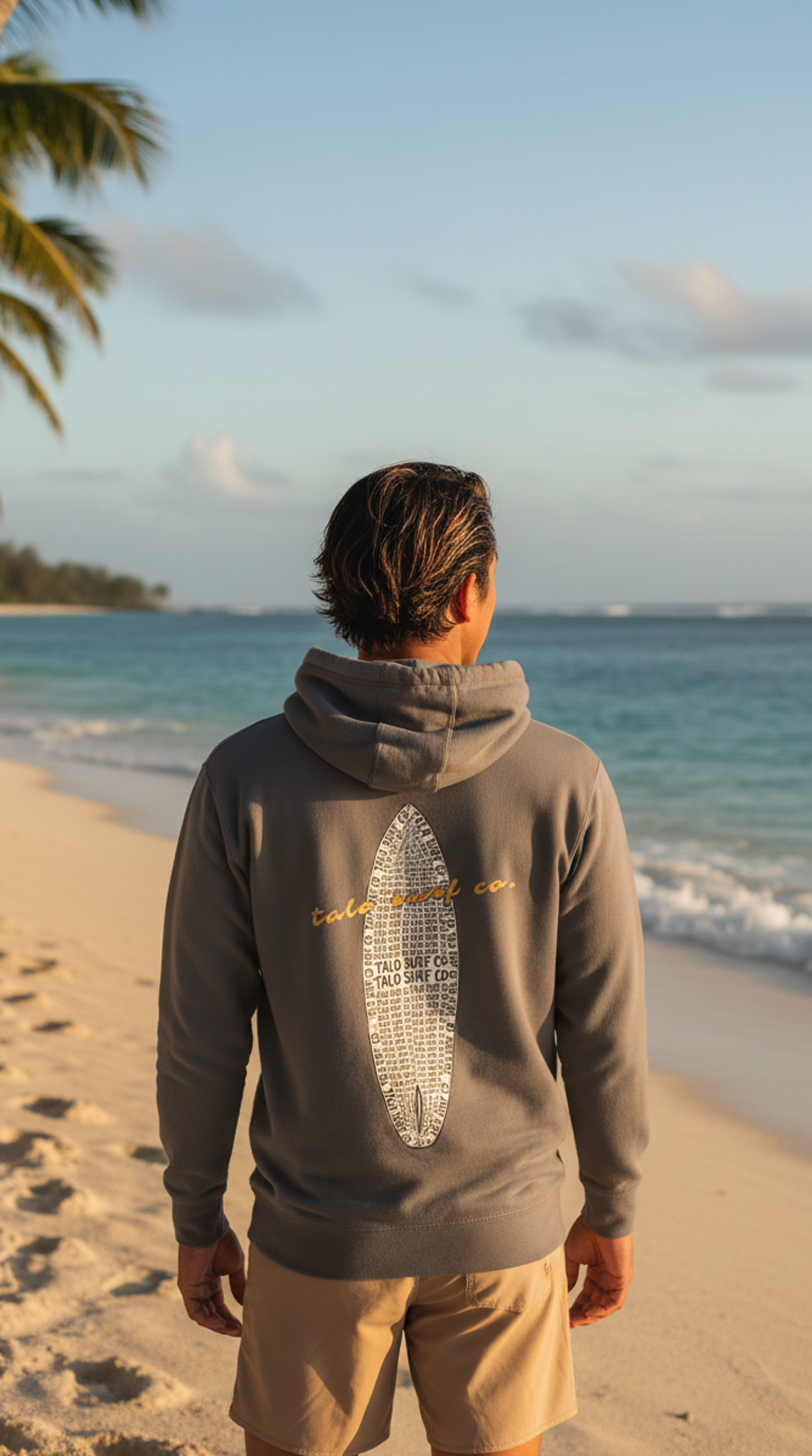 Men's Long Board Hoodie