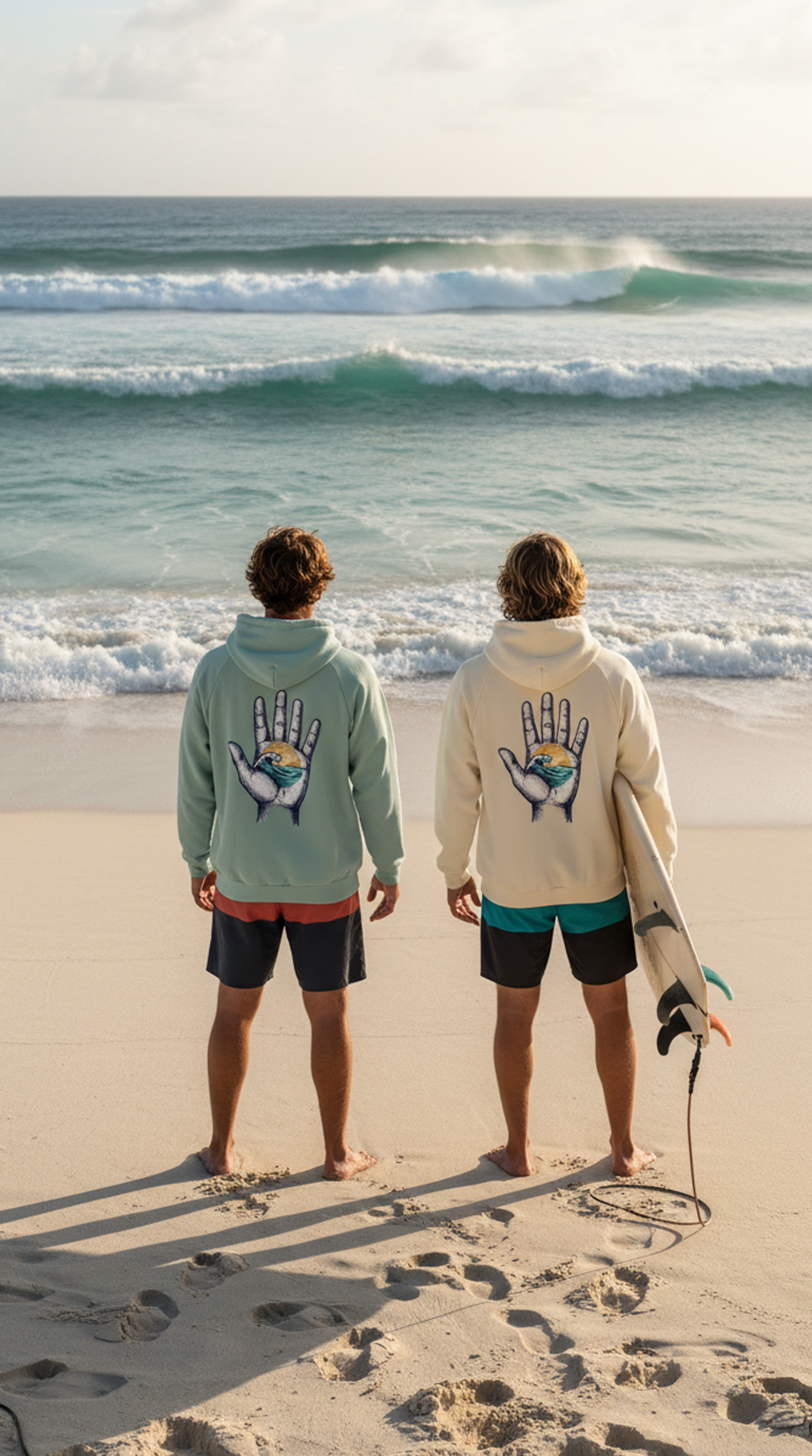 Men's Vintage Surf Hoodie