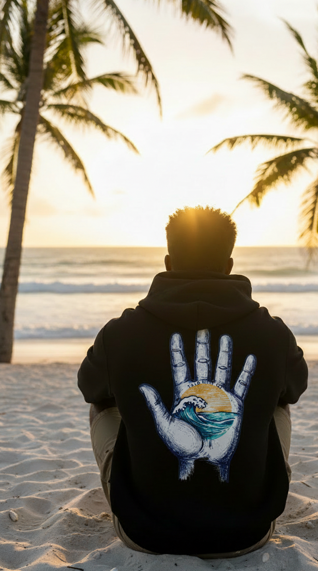 Men's Vintage Surf Hoodie