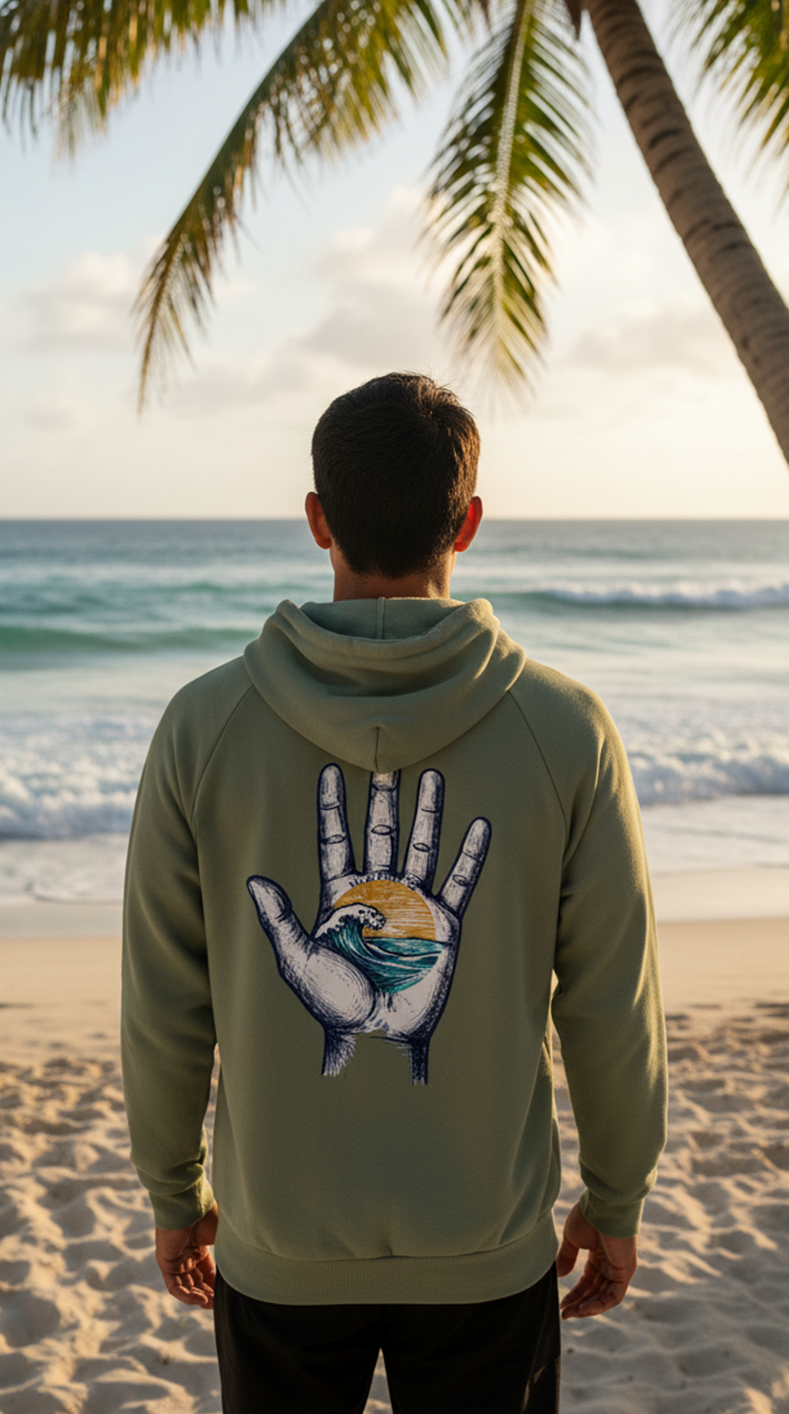 Men's Vintage Surf Hoodie