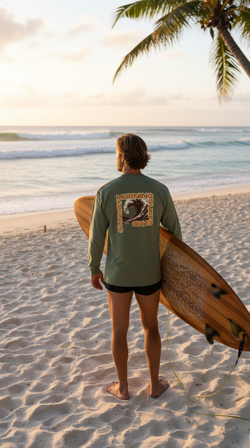 Men's Long Sleeve Sunday Morning Surf Club