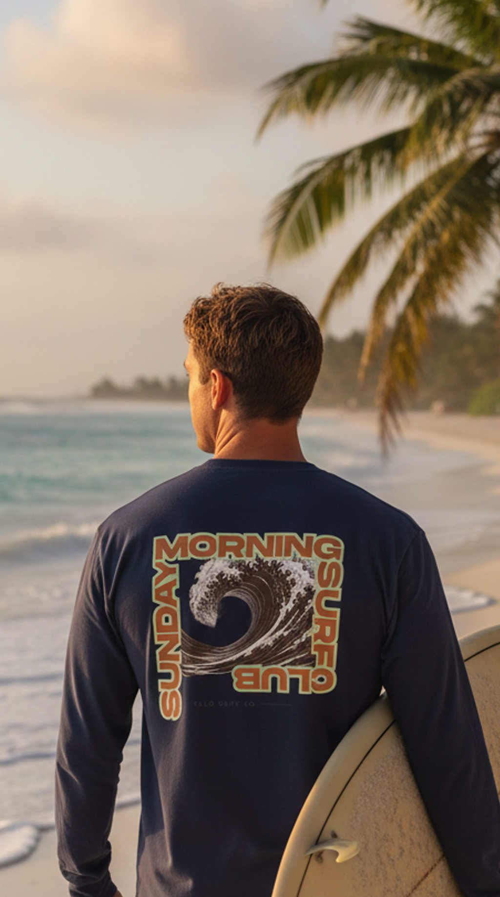 Men's Long Sleeve Sunday Morning Surf Club