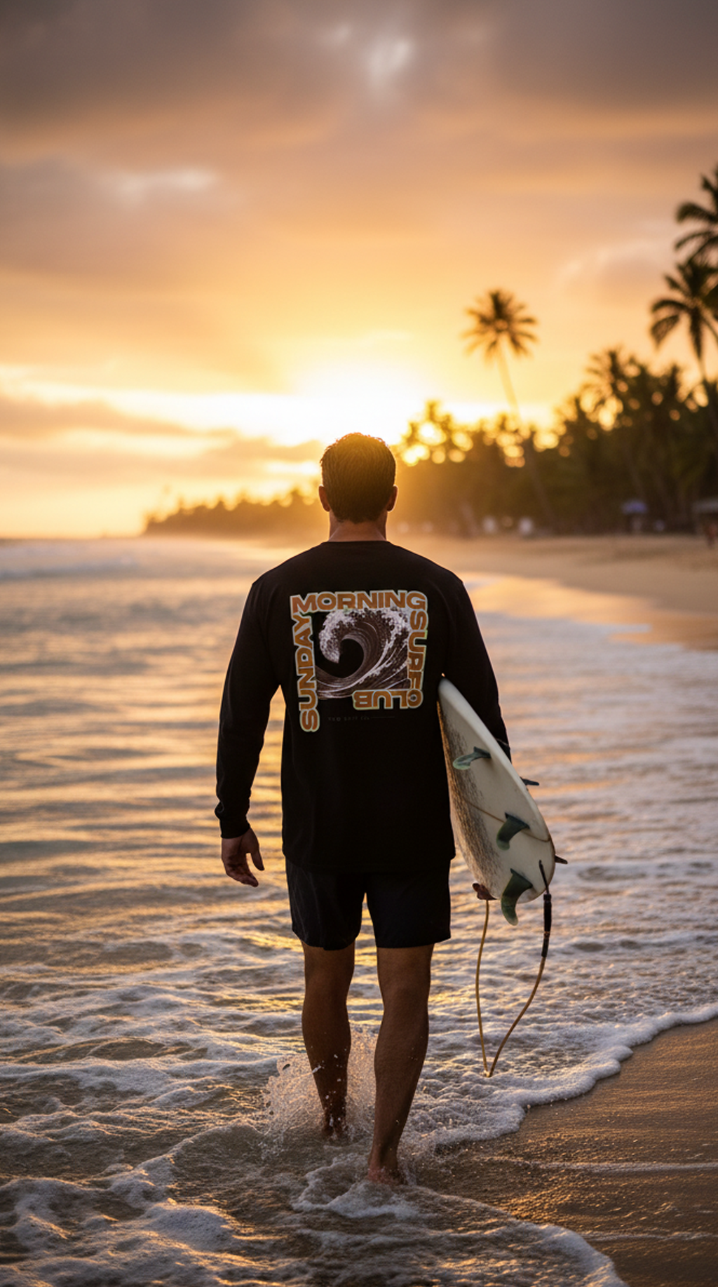 Men's Long Sleeve Sunday Morning Surf Club