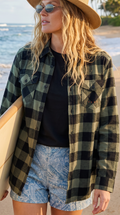Women's  Buffalo Plaid Flannel Shirt