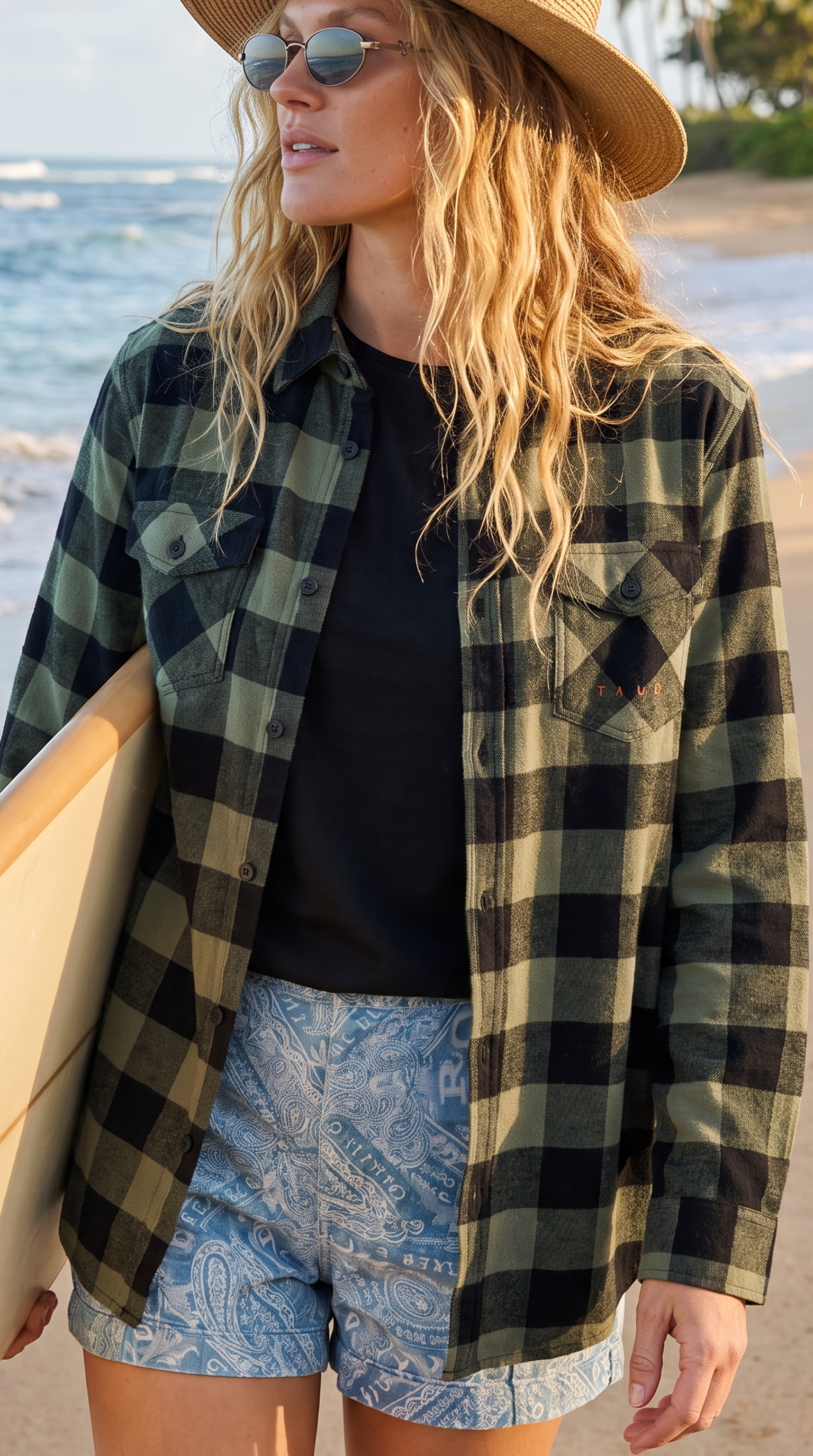 Women's  Buffalo Plaid Flannel Shirt