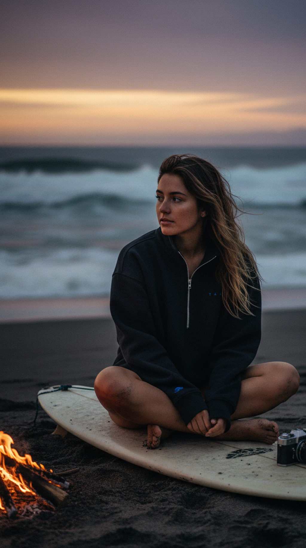 Women's 3/4 Zip Talo Sweater
