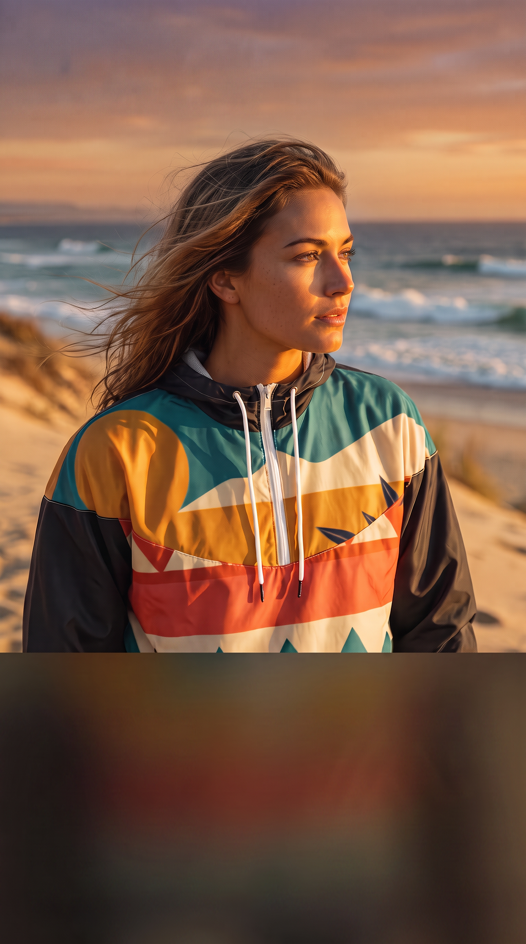 Women’s Surf Cropped Windbreaker